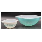 Pyrex Cinderella Mixing Bowls in Butterprint Patte