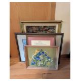 Framed Artwork and Embroidery Panels