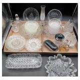 Pressed and Etched Glassware Collection