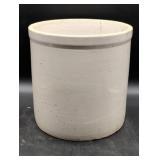 Stoneware Crock with Plain Glaze Finish
