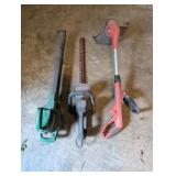 3 Gardening Power Tools, Untested