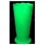 Fenton Custard Glass Vase
