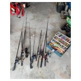 Fishing Rods and Tackle Box