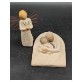 Willow Tree Holy Family and Angel Figurines