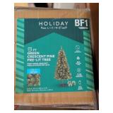 Holiday Living 5 Ft Green Pre-Lit Pine Tree,