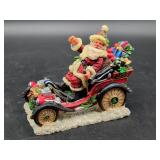 Roman Inc. Santa in Horseless Carriage Figur