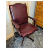 Brown Leather Executive Office Chair