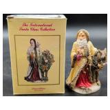 Pamichlaus Santa Claus Figurine with Donkey