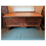 Caswell-Runyan Cedar Chest with Carved Front
