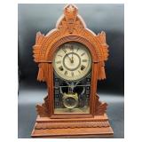 Wm. L. Gilbert Mecca Mantel Clock, 21 in.