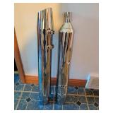 Cobra 6021 3" Chrome Slip-On Exhaust Pipes
