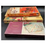 Vintage Board Game Lot: Scrabble, Sorry!, Pin