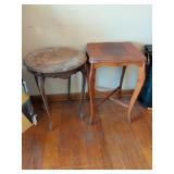 Wood Side Tables, Assorted Shapes