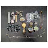Watches, Pocket Knife, Jewelry