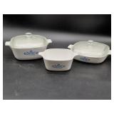 Corning Ware Blue Cornflower Bakeware Set