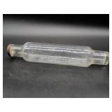 Clear Glass Rolling Pin with Metal Cap