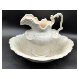 Speckled Ceramic Pitcher and Wash Basin Set
