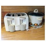 Black+Decker Toaster and Rival Crock-Pot