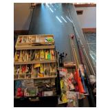 Fishing Tackle and Rods Lot