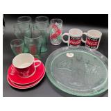 Coca-Cola Dinnerware and Glassware Lot
