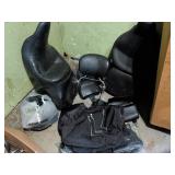 Harley-Davidson Motorcycle Seat and Backrest