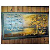 Michael Signed Autumn Landscape Oil Painting