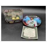 Elvis Presley Collectible Plate and Matchbox