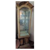 Wood and Glass Display Curio Cabinet