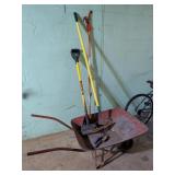 Garden Tools and Wheelbarrows