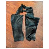 ATL Genuine Leather Black Chaps 3XL