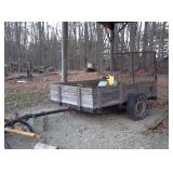 5x8ft Utility Trailer With Ramp