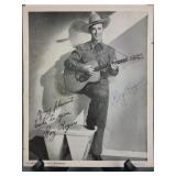 Roy Rogers autographed 8x10