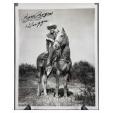Roy Rogers and Trigger autographed 8x10