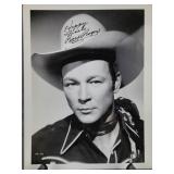 Roy Rogers autographed 8x10