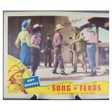 Roy Rogers autographed 11x14 lobby card