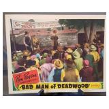 Lobby card, unnumbered, "Bad Man of Deadwood"