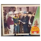 Lobby card, unnumbered, "Bells of Rosarita"