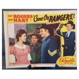 Lobby card, unnumbered, "Come On, Rangers!"
