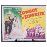 Lobby card, unnumbered, "Cowboy and the Senorita"