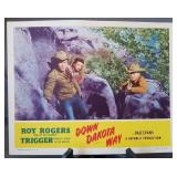 Lobby card, "Down Dakota Way", re-release