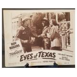 Lobby card, "Eyes of Texas", re-release