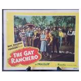 Lobby card #3, "The Gay Ranchero"