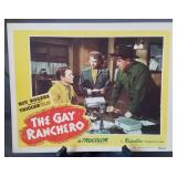 Lobby card #4, "The Gay Ranchero"