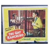 Lobby card #5, "The Gay Ranchero"