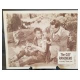 Lobby card, "The Gay Ranchero", revival