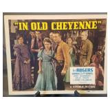Lobby card, unnumbered, "In Old Cheyenne"