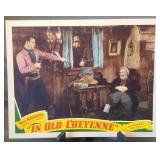 Lobby card, unnumbered, "In Old Cheyenne"