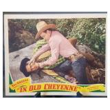 Lobby card, unnumbered, "In Old Cheyenne"