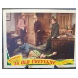 Lobby card, unnumbered, "In Old Cheyenne"