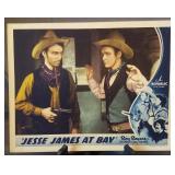 Lobby card, unnumbered, "Jesse James at Bay"